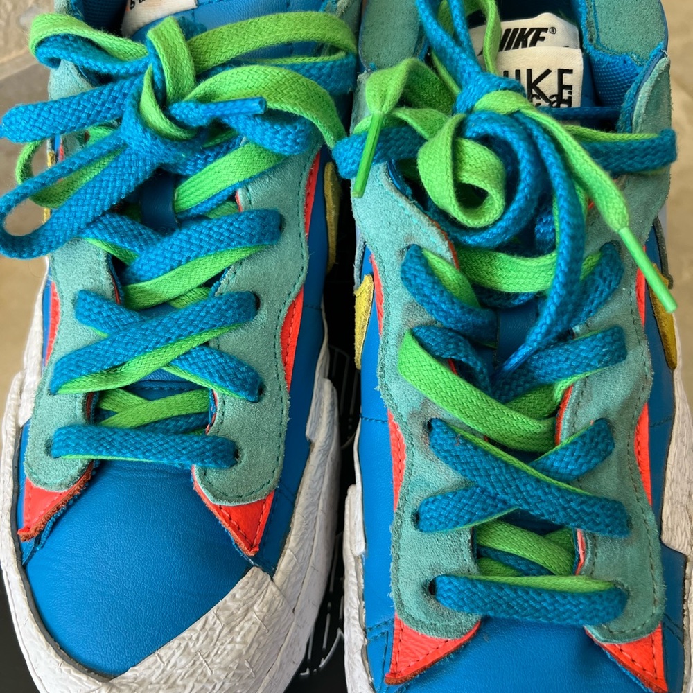 🎈HP🎉🥳 Nike Blazer Low Sacai Kaws 8M - Picture 4 of 12